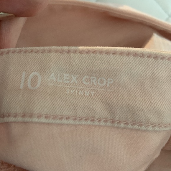 Big Star Distressed Pink Cropped Skinny Jeans - Picture 7 of 7